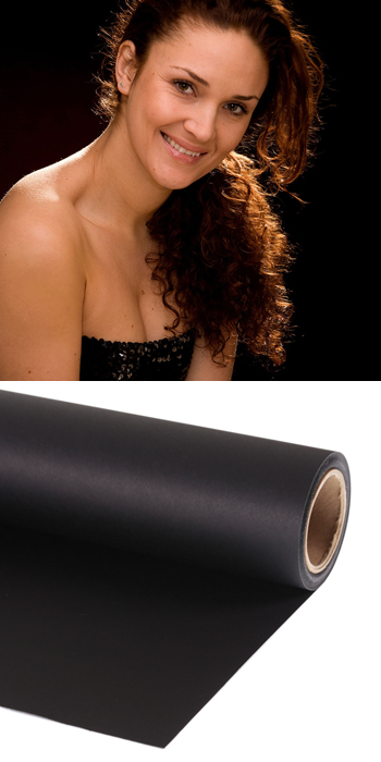 Lastolite Background Paper Roll 2.72 x 11m Dense Black