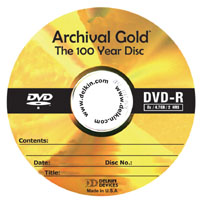 Delkin Archival Gold DVD-R