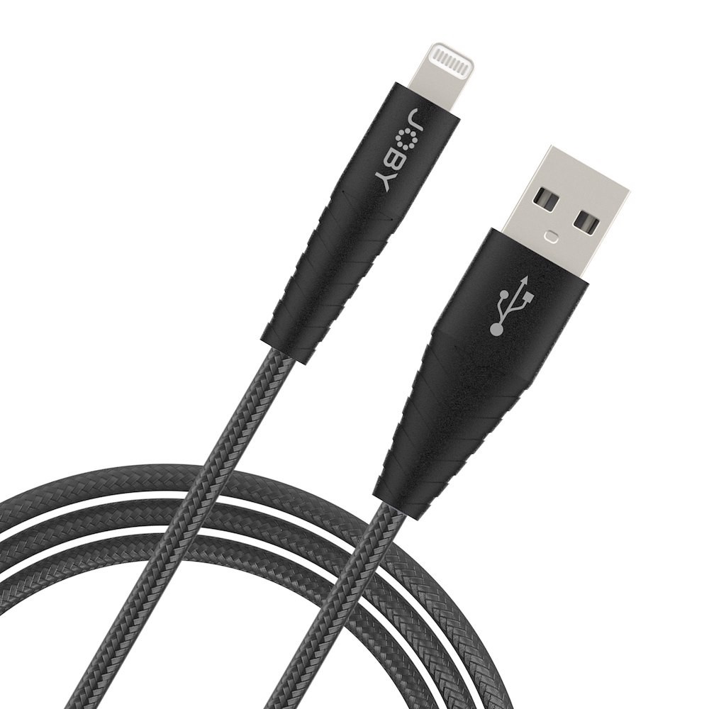 JOBY AluBraid Lightning to USB Cable 1.2M Black