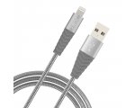JOBY AluBraid Lightning to USB Cable  XL 3m Space Grey