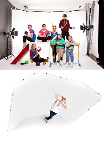 Lastolite Panoramic Background Cover 4m White   