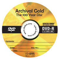 Delkin Archival Gold DVD-R Scratch Armor (25)